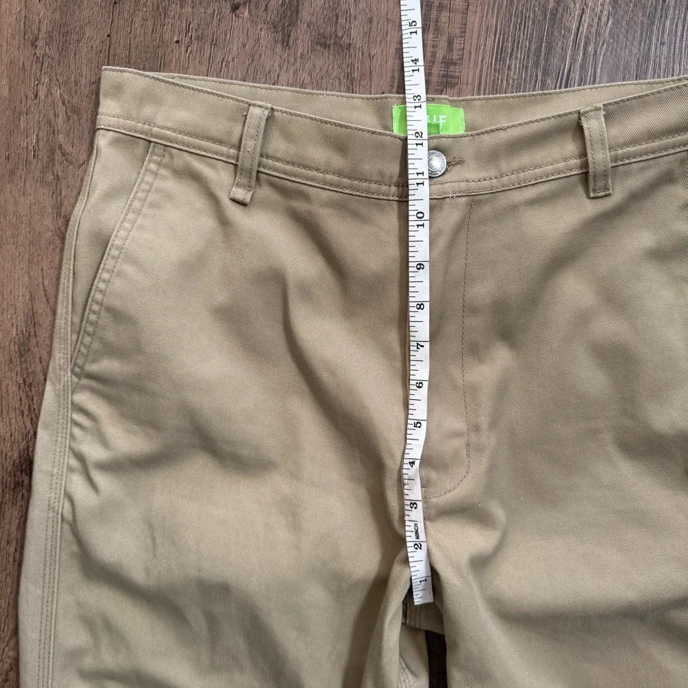 Huf Pants Men’s 34 Chino Brown Cotton Straight Leg Skater Streetwear - Picture 7 of 9